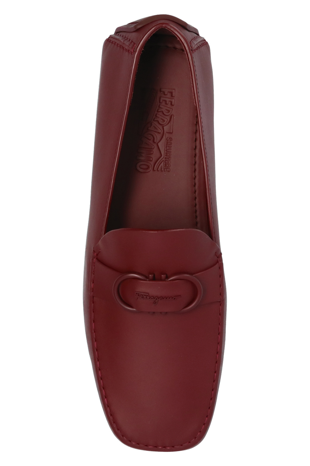 Salvatore ferragamo hot sale red loafers